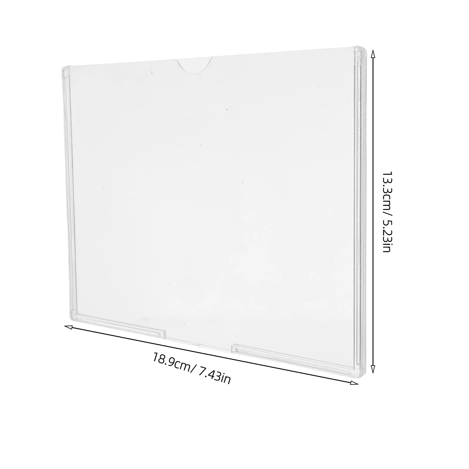 Twardy plastikowy ochraniacz na akt urodzenia 7,4 x 5,2 cala, bez otworów, chroni przed wilgocią i ścieraniem, przenośny pokrowiec podróżny.