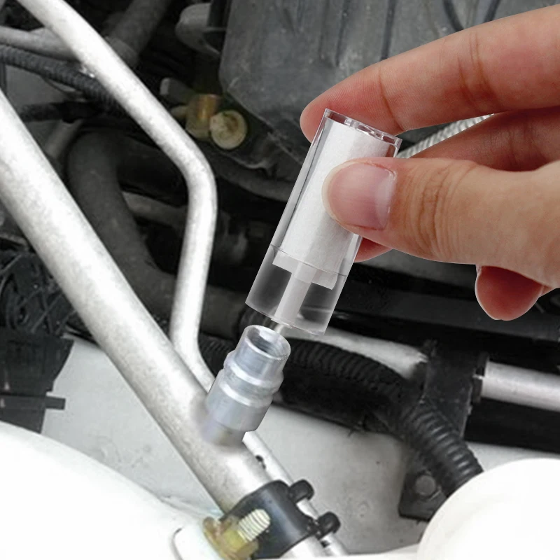 R-134A สารทําความเย็นเครื่องทดสอบน้ํามันเครื่องปรับอากาศเครื่องทดสอบน้ํามันผ้าฝ้ายชิ้นส่วนเครื่องปรับอากาศรถยนต์คอมเพรสเซอร์เครื่องทดสอบน้ํามัน