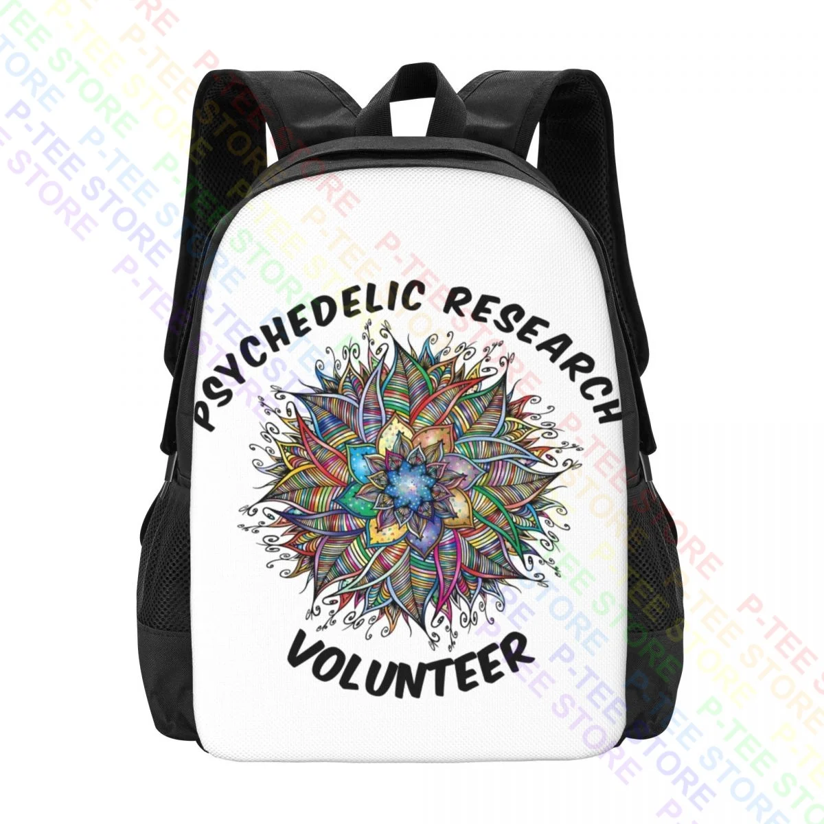 Psychedelic Research Volunteer Terence Mckenna Magic Mushroom P-1395Backpack Large Capacity Print New Style