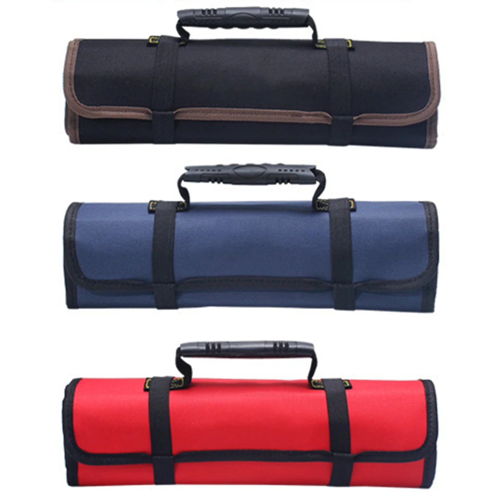 Roll Up Tool Bag Oxford Cloth Multi Pocket Thickened Handle  Tool Bag for Electrician Roll Up Tool Bag Roll Up Tool Holder