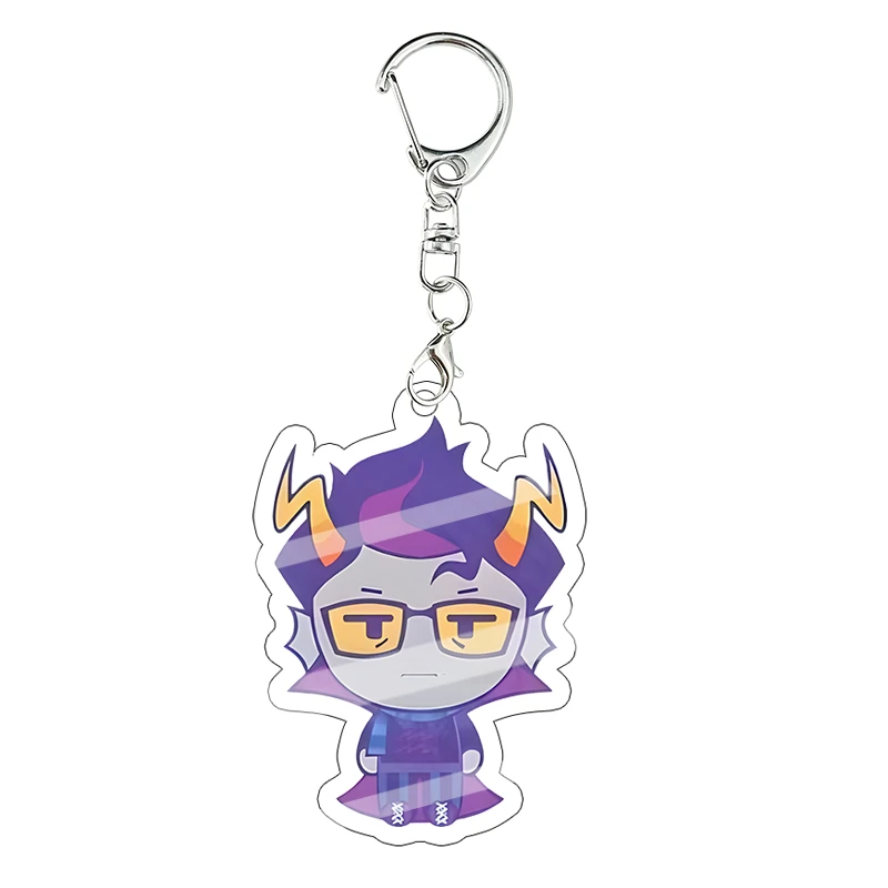 Homestuck AdiosToreador Dave Acryl-Schlüsselanhänger Dekorationszubehör Anhänger Schlüsselanhänger Figuren Mädchen Tasche Geburtstagsgeschenk – Detail 3