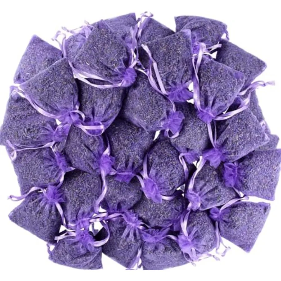 

Lavender Sachets Pack -French Lavender Sachets Closets Fresh Scents Set of Lavendar Home Fragrance Sachets for Drawers and Clos