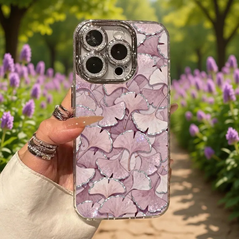 

Minimalist Laser Full Coverage Case For iPhone 17PM 16 15 14Plus Anti-Fall Shockproof Phone Shell