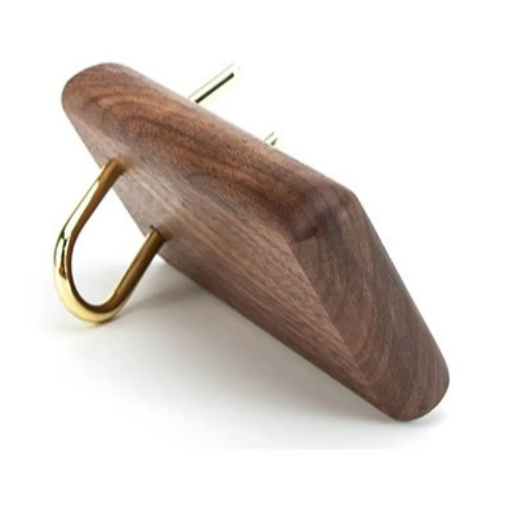 

Wooden Lazy Phone Stand Vintage Convenient Charging Desktop Phone Holder Black Walnut Universal Smartphone Support Bracket