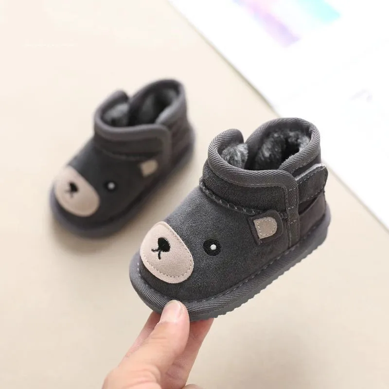 

Cute Versatile Girls' Snow Boots 2025winter New Kids Thick Soled Cotton Shoes Comfort Non Slip Boys' Snow Boots Zapatos De Mujer