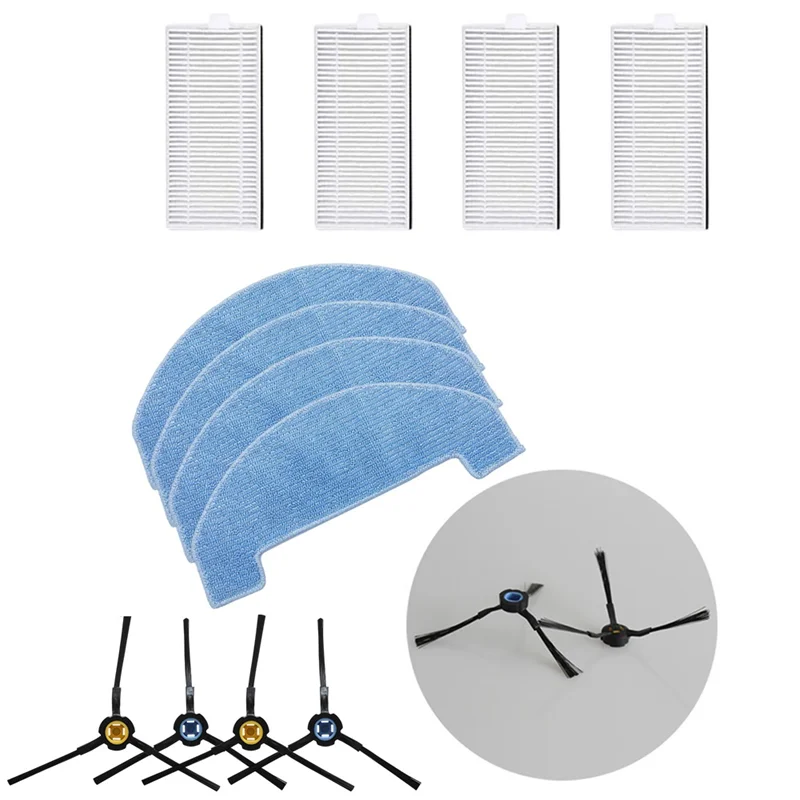 تخفيضات الصيف لـ ILIFE A20 T20S V3x لـ Polaris PVCR 3600 استبدال ممسحة الملابس مجموعة مرشحات الفرشاة الجانبية للمنزل الروبوتية أ