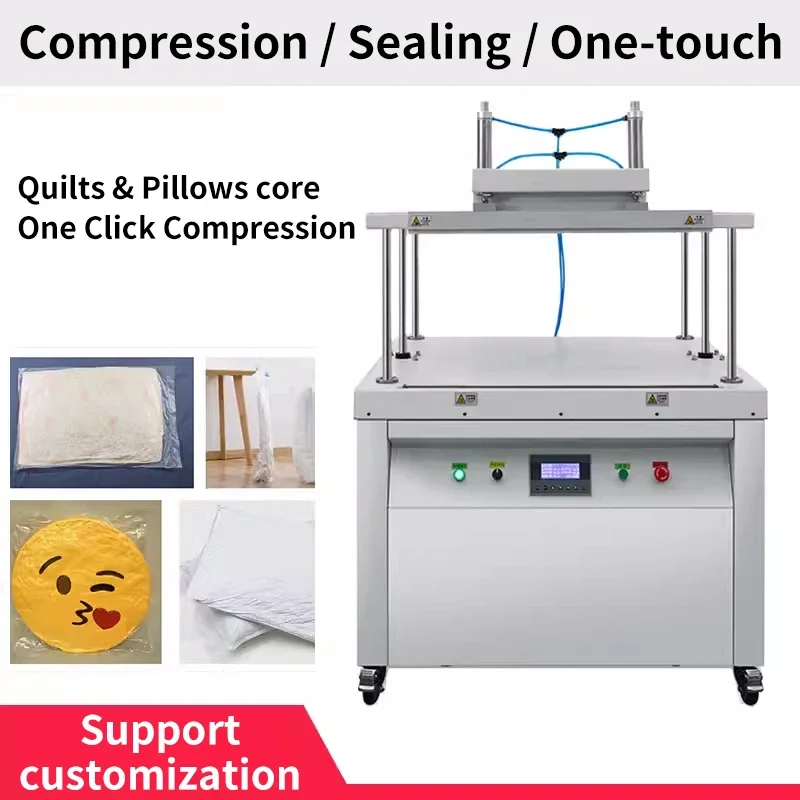 Easy Operation 600YS Commercial Automatic Rapid Compression And 0.8Kw Pressure Vacuum Sealing Machine For Pillow Quilted Cotton