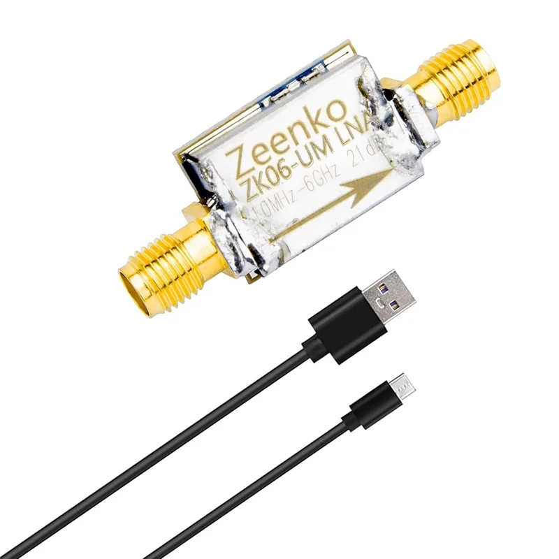 

Superior-ZEENKO ZK06-UM малошумящий широкополосный усилитель 10–6 ГГц, 21 дБ, предусилитель усиления для Tinysa Ultra 5,8 ГГц