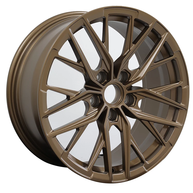 Customized Light-Weight Forged Wheel Hub High-Strength Aluminum Alloy New Condition Bronze Finish For Passenger Cars