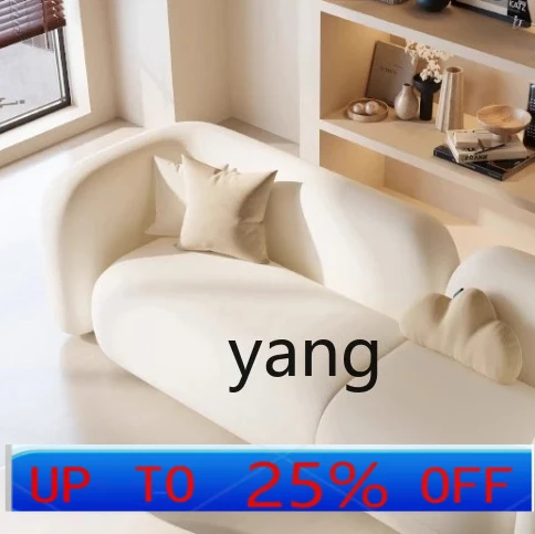 

LMM Cream Wind B & B Beauty Salon Clothing Store Sales Office Office Rest Area Reception Sofa