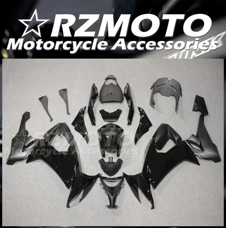 

4Gifts New ABS Full Fairings Kit Fit For KAWASAKI ZX-10R ZX10R 2008 2009 2010 08 09 10 Bodywork Set Custom Black