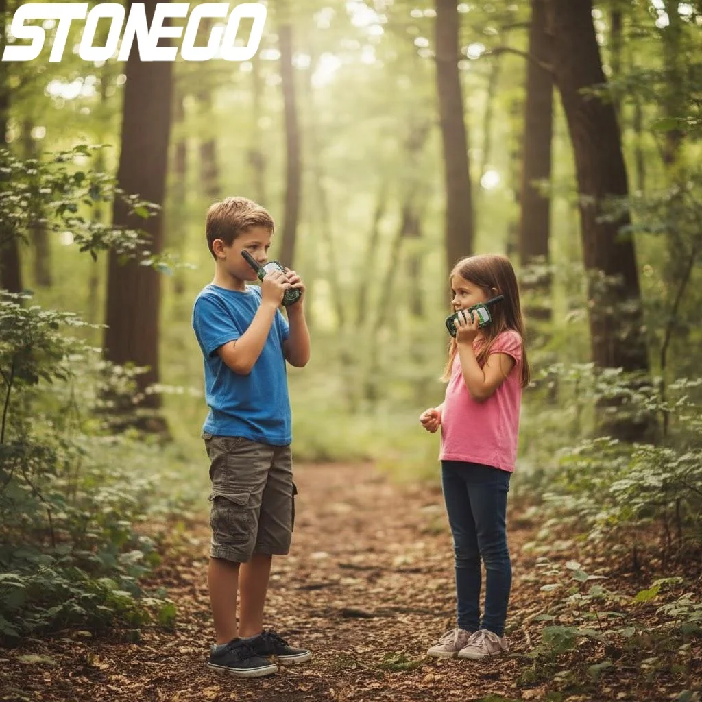 Portable Childrens Walkie Talkie Toy 2 Way Radios for Kids Outdoor Safety Communication Fun Educational Gift