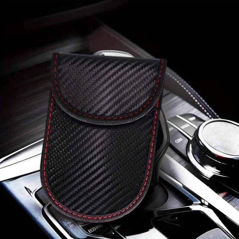 Faraday Card Car Keys Case FOB Signal Blocker Bag RFID Shielding Key Credit Card Bags Organizer for Privacy Protection