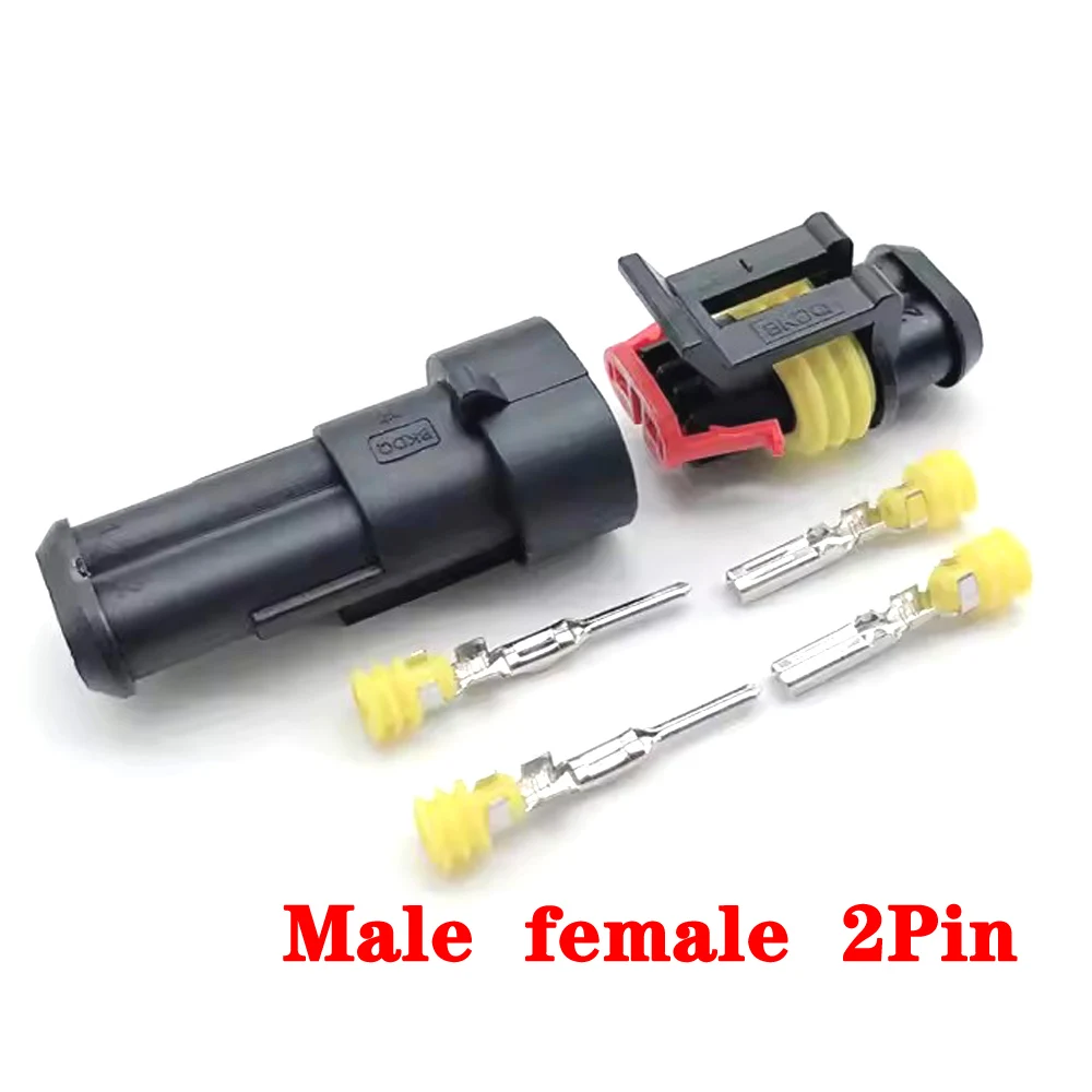 Conector impermeável do fio elétrico, tomada do carro, selo super, 2Pin, 3Pin, 4Pin, 5Pin, 6Pin