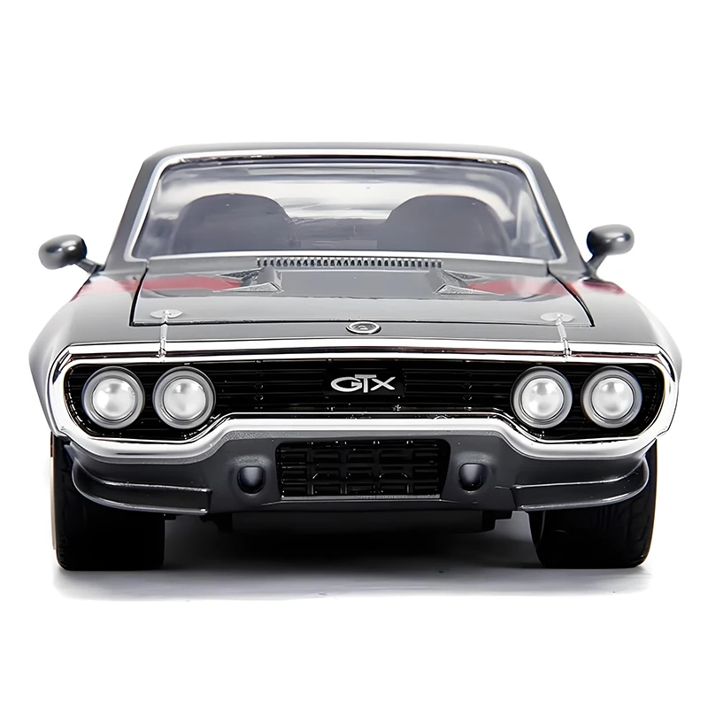 JADA 1:24 Plymouth GTX 440 1972 Auto in lega Fonde sotto pressione e veicoli giocattolo Modello di auto Modello in scala in miniatura per bambini