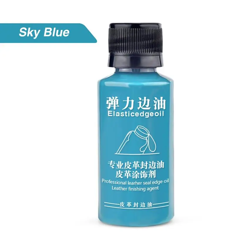 30ml matte elastische Kanten versiegelung Öl Leder farbe DIY Leder kanten farbe Lederwaren Renovierung Trimm kanten versiegelung pigment