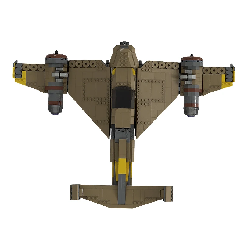 796PCS MOC-241886 NEUE 40k Avenger Strike Fighter Beliebte Spiele Hammer Schlacht Flugzeug Modell Bausteine Ziegel Spielzeug junge Geschenk