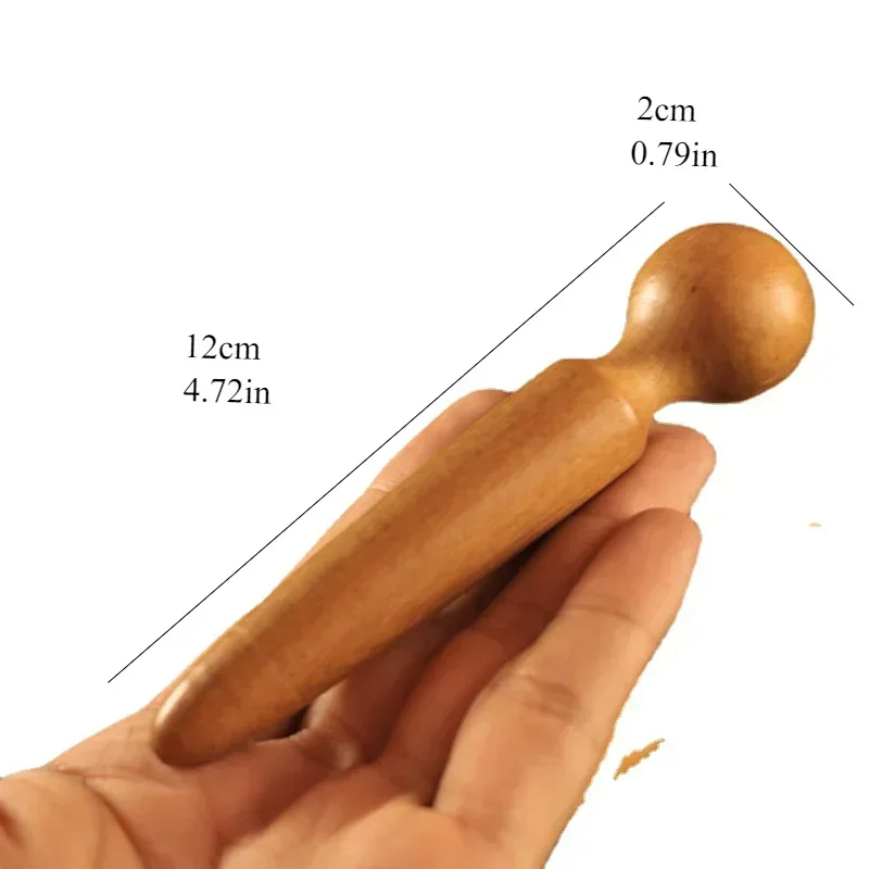 1PC Fragrant Wood Massager Acupressure Massage Stick Trigger Point Relast Tools For Body Foot Good Health Long Life