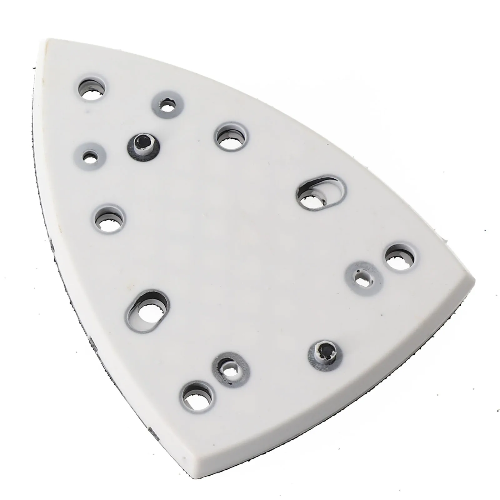 For DTS 400 REQ Sanding Pad 148x98mm Triangular 7 Holes PU Foam Nylon Backup Plate For Sander Replacement Polishing Disc