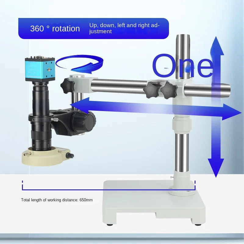 331V long-arm gimbal stand CCD microscope