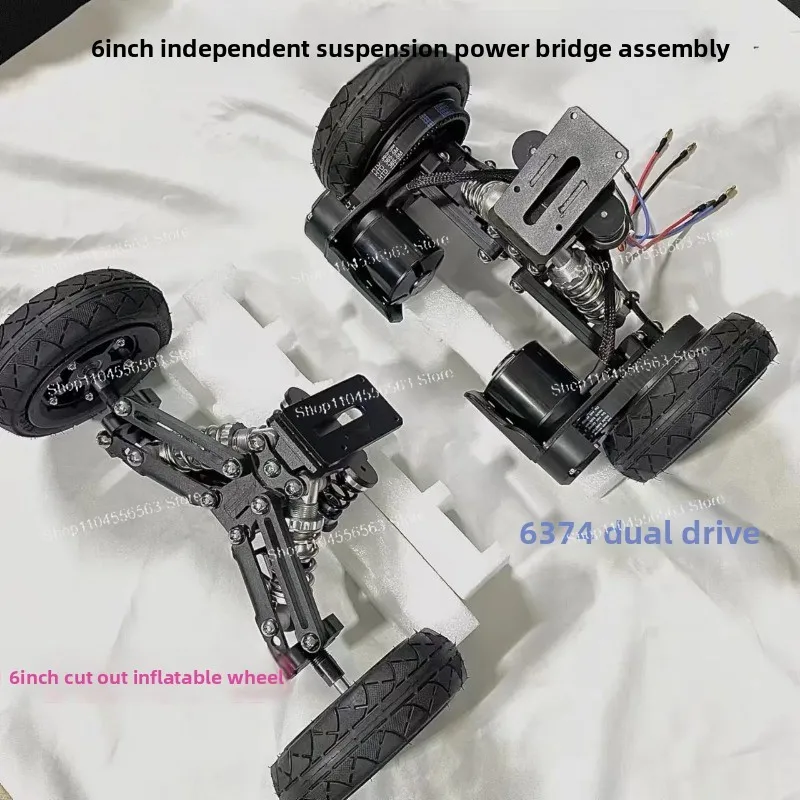 Independent Suspension Truck for Off-Road Electric Skateboard – Shock Absorber Bridge, 4WD Mountainboard Upgrade