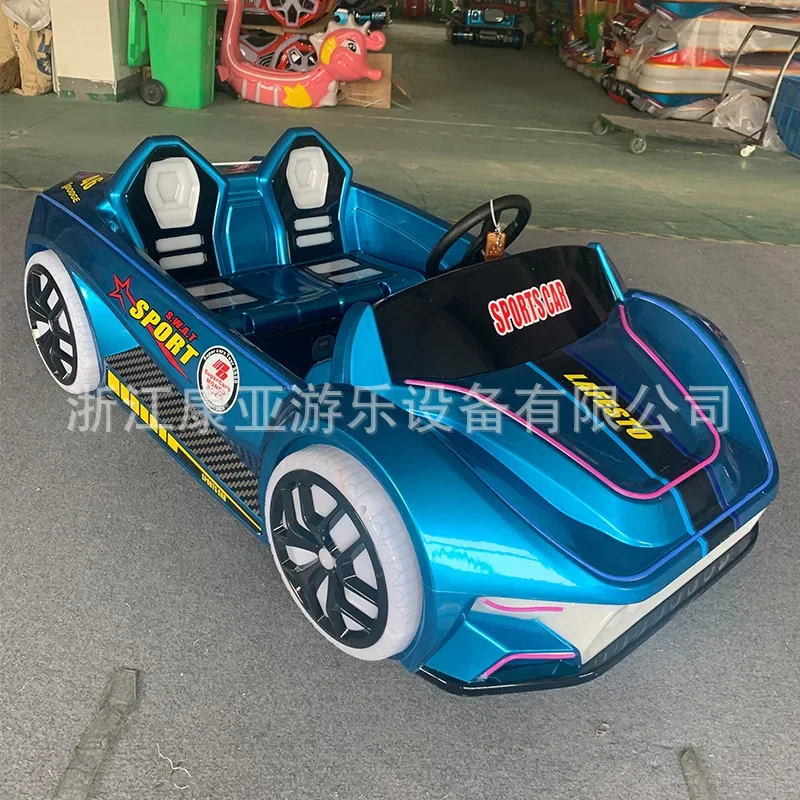 Double parent-child square stall outdoor playground children's  electric toys amusement equipment bumper car