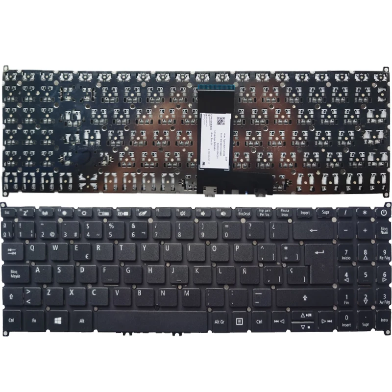 Spanish/SP laptop keyboard for Acer Aspire  3 A315-42 A315-42G A315-42-R96C A315-54 A315-54K A315-55 A315-55G