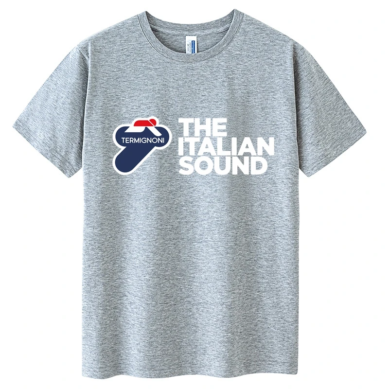 Termignoni العادم البضائع الرجال القطن تي شيرت دراجة نارية Termignoni العادم Termignoni العادم قصيرة الأكمام التي شيرت S-4XL #2