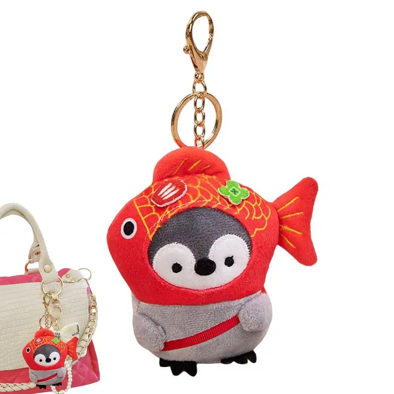 LLavero de muñeco de peluche de dibujos animados antipérdida, lindo llavero Kawaii, colgante de muñeca, mochila de coche, regalo de cumpleaños