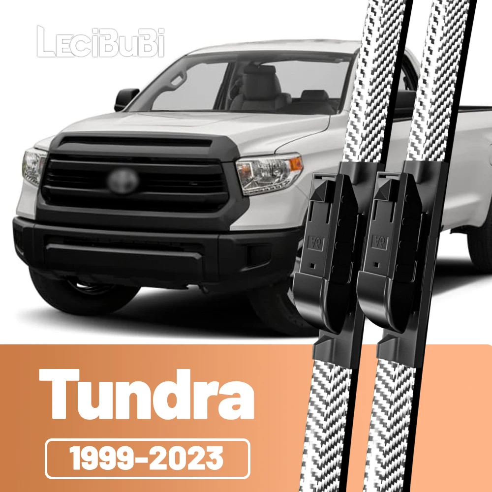 2 stücke Frontscheibe Scheibenwischerblätter Carbon Faser Scheibenwischer Für Toyota Tundra 1999-2023 2008 2014 2015 2016 2019 2020