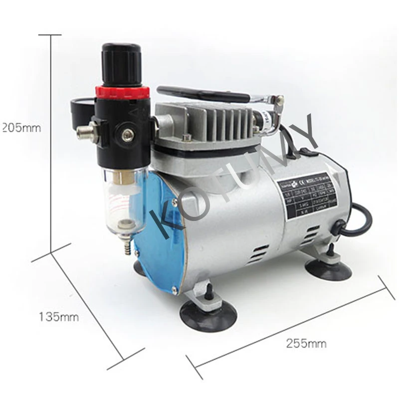 Tattoo Acrylic Painting Model Furniture Spray Repair 110W Auto Stop Compressor Air Brush Spray Gun Makeup Nail Cake Car Barber