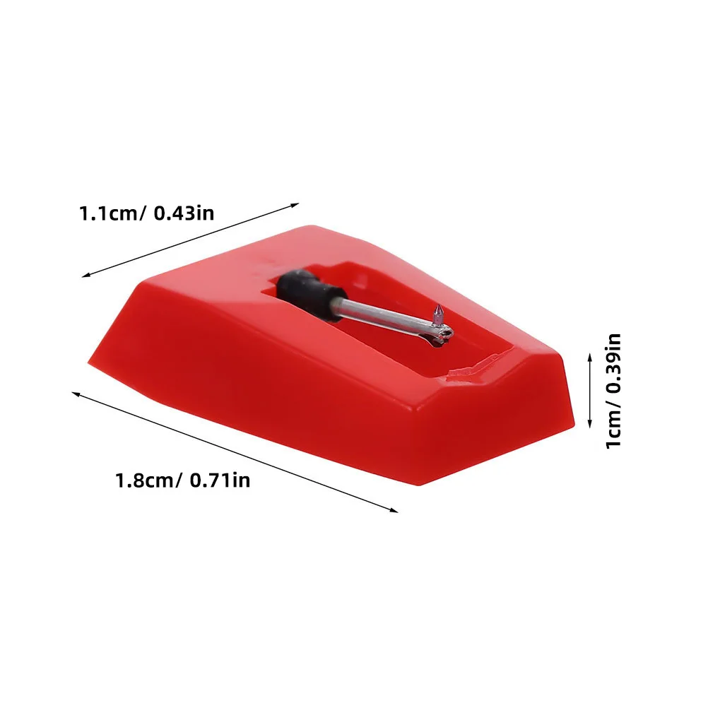 6Pcs Professional Record Player Needles Easy Install Compatible Most Turntables Clear Sound Long Life