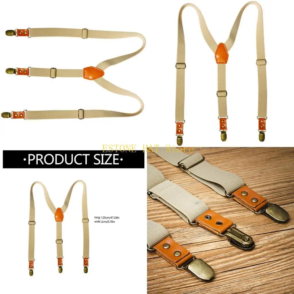 49mf-classical-rubber-brace-suspenders-straps-with-secure-3-clip-men's-accessory