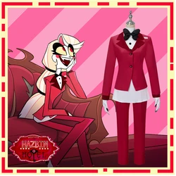 Costume de Cosplay de Charlie pour Homme et Femme, Uniforme Rouge avec Nministériels d, Tenue de ixd'Halloween et de Carnaval