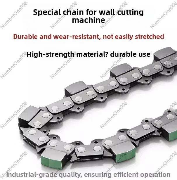 chaine-de-decoupe-murale-diamantee-350-480-mm-pour-scie-a-beton-maillons-segmentes-en-acier-allie-haute-resistance-pas-de-10-mm-resistante-a-l'usure