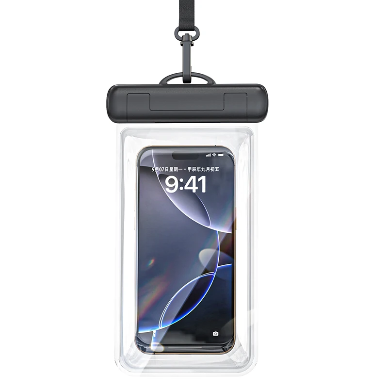 حقيبة هاتف مقاومة للماء للسباحة والغوص: حافظة شفافة ومتوافقة مع شاشة اللمس لهاتف Apple/Huawei