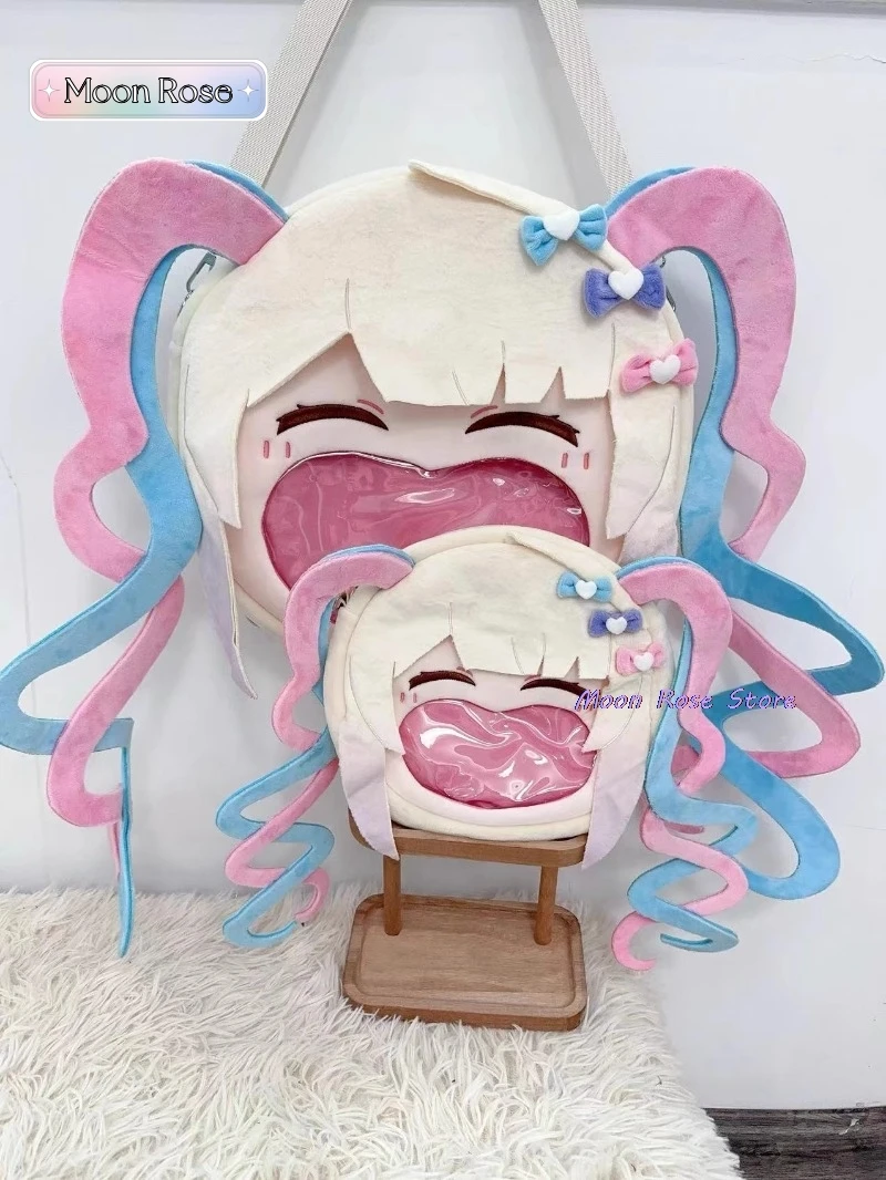 Anime Behoeftig Meisje Overdosis Cosplay Kangel Transparant Campus Student Rits Cartoon Rugzak Schoudertas