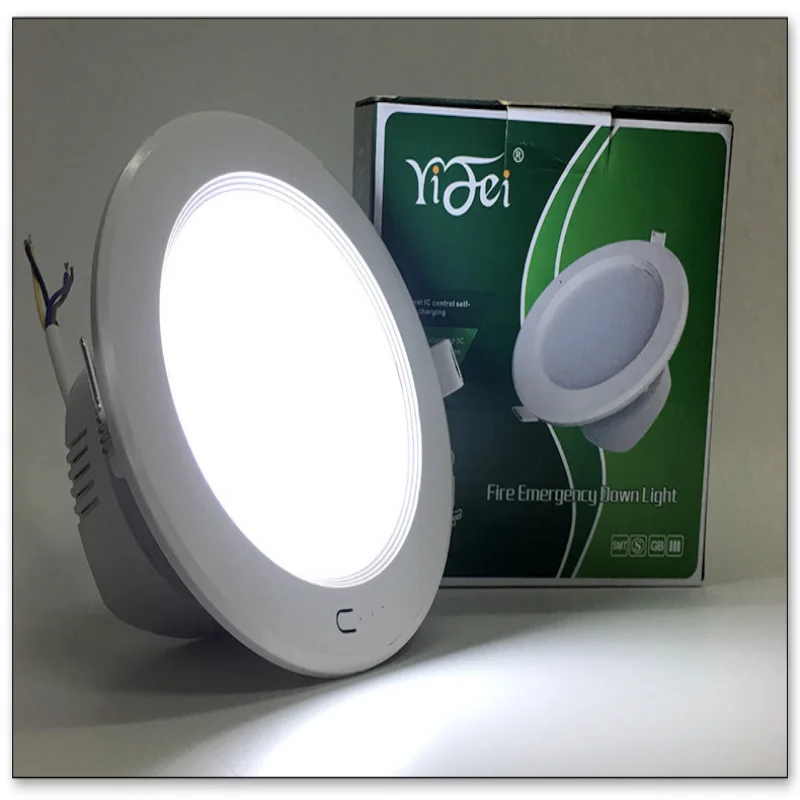 

Led Emergency Downlight With Battery Backup, 90mins+ Lighting, Recessed Ceiling Light For Corridor Warehouse Emergency Use