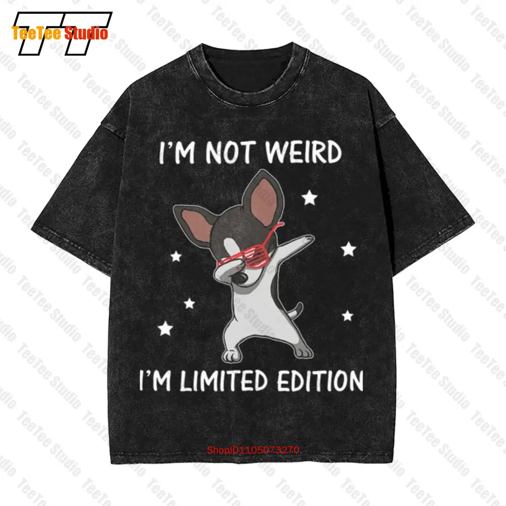 

Chihuahua Im Not Weird I'M Limited Editions Vintage Oversized T-Shirt 90ST