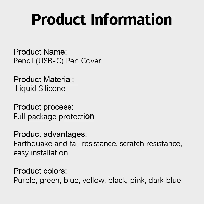 Juste de protection en silicone pour Apple ISub Air Pro, étui pour stylet tactile pour tablette, 1PC, 1PC, 2 PC, 3 PC, Pro