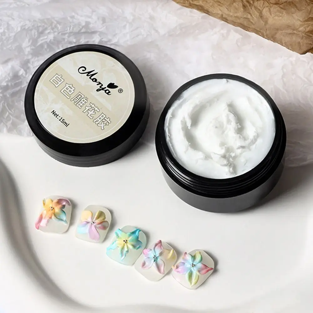 5/8/15ml DIY Manicure Gel 3D Sand Texture No need Top Coat gel Drawing Gel Nail Plaster UV Lacquer Varnish Gypsum Nail Gel Nail