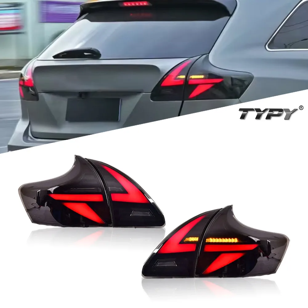 Car Styling Tail Lamp Assembly For Toyota Venza Tailight 2009-2013 Upgrade Modified to NEW Venza Dynamic Turn Brake LED Taillamp