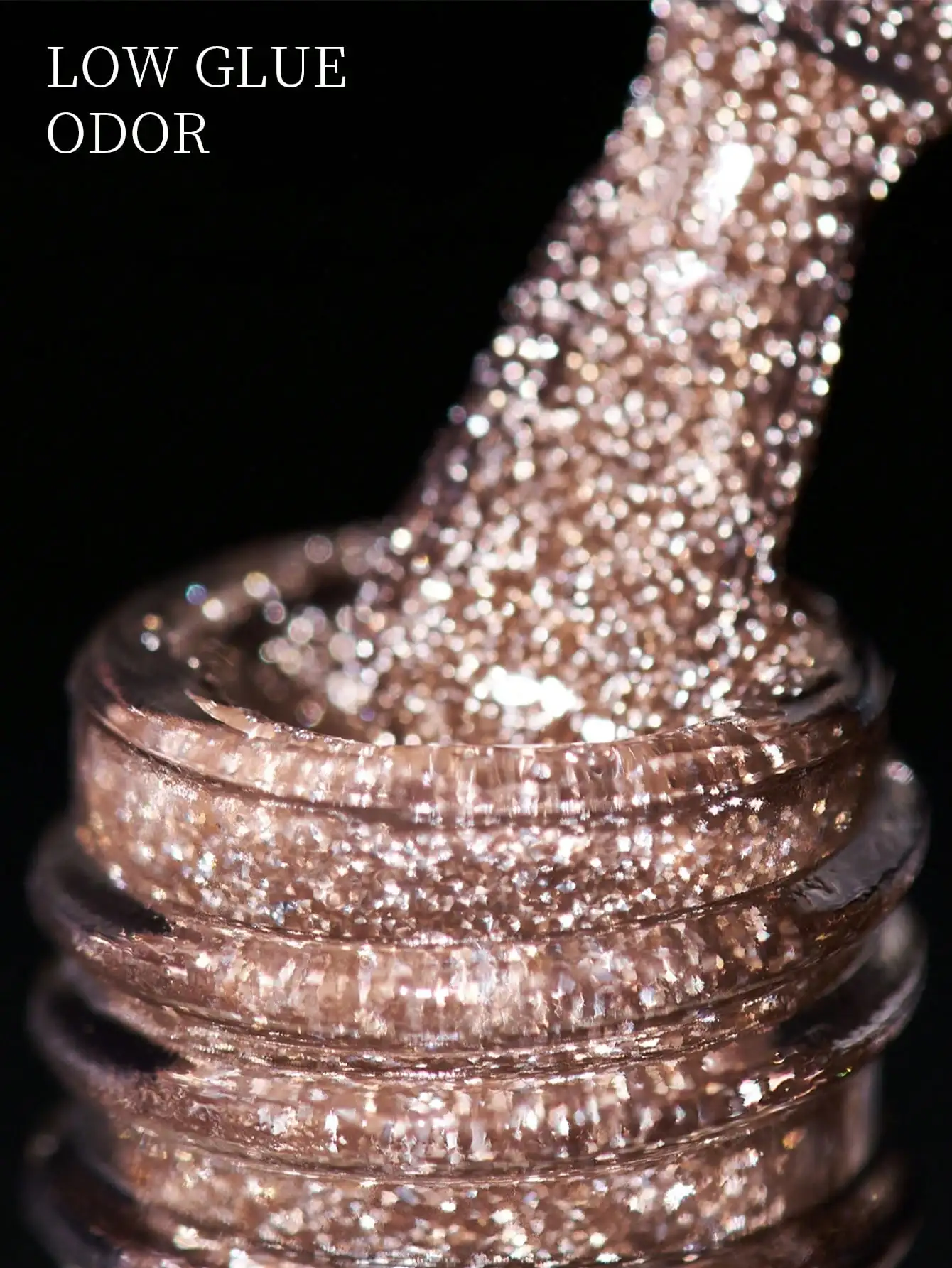 1pc 15ml diamant cassé ongles de noël automne et hiver Gel vernis à ongles adhésif éclat Flash Maillard diamant cassé adhésif