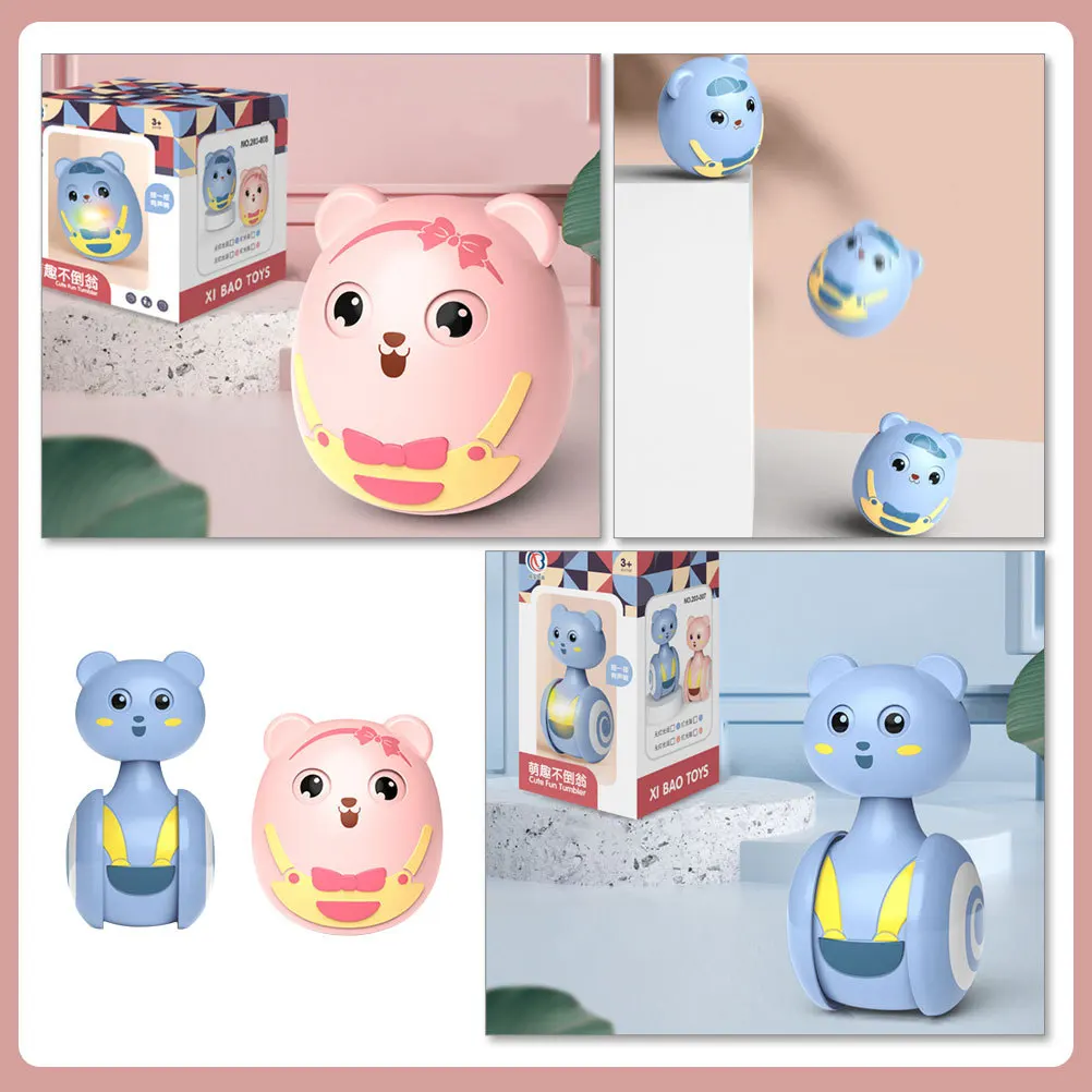 2 قطعة بهلوان رائعتين-بولي مشرق اللون المدمج في جرس الموسيقى التنسيق بين اليد والعين استيعاب المهارات التدريب هدية #4