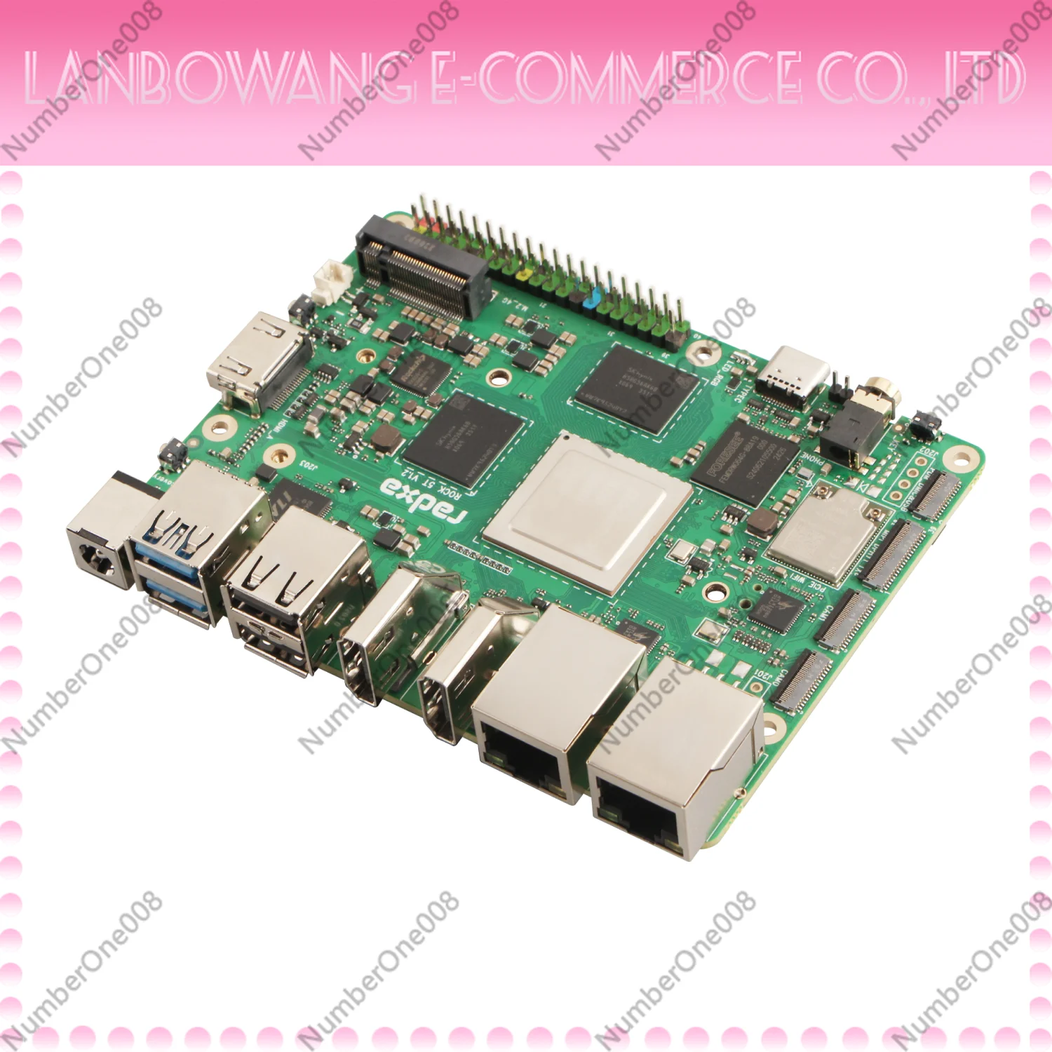 Radxa Rock 5t Rk3588 8-core Cpu, 8k , Lpddr5 Ram, And Wifi 6