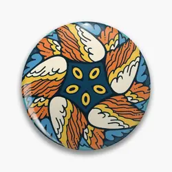 Aroace Angel Soft Button Pin Badge Collar Brooch Gift Clothes Cartoon Cute Funny Hat Jewelry Lover Women Decor Creative