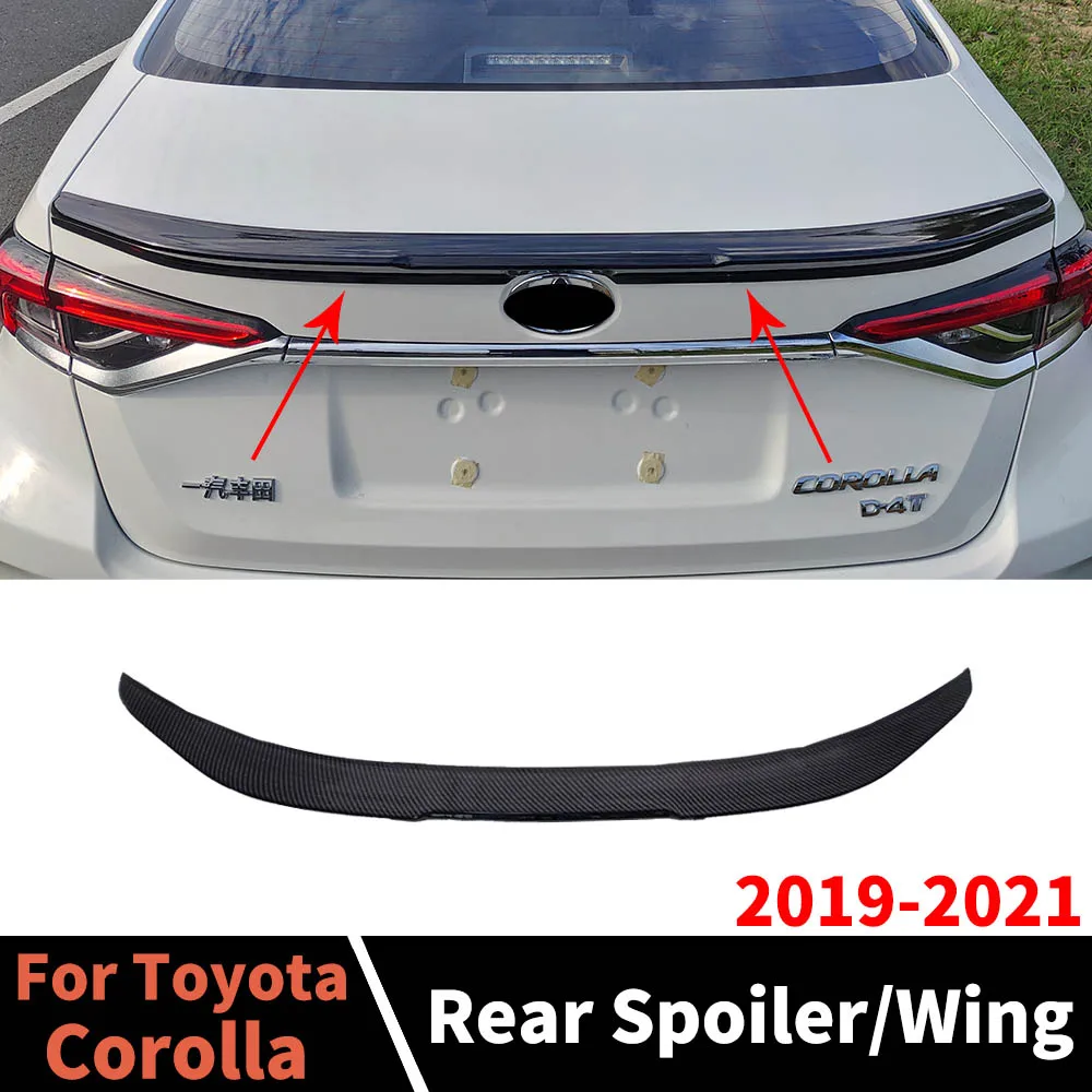 

For Toyota Corolla Like 2019 2020 2021 Trunk Lip Body Kit Rear Air Deflector Spoiler Wing Tuning Accessories Modification Parts