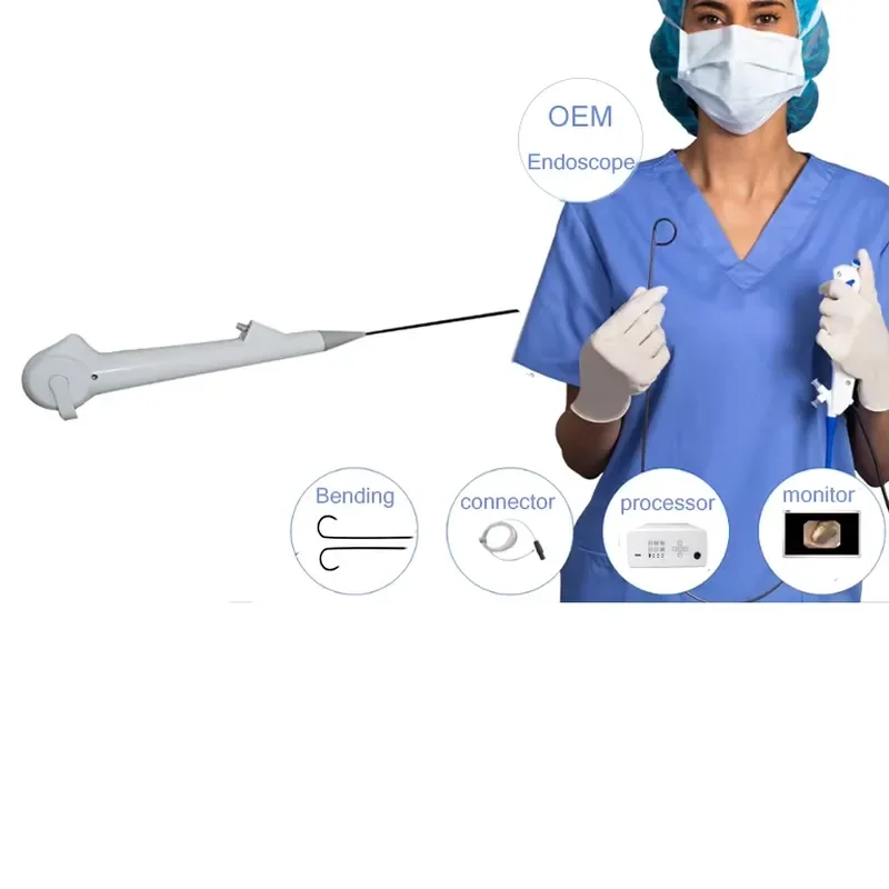 AP08 for OJOS OCHTA10 2.7mm 1.05x105mm Camera Reusable Ureteroscope VET Accessory USB Board CE Certified
