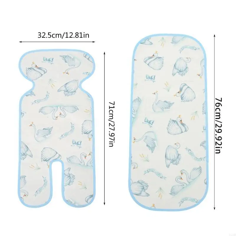 Breathable Baby Strollers Cooling Mat Summer Comfortable Cushion Pad Toddlers Dining Chair Ice Pad for Infants