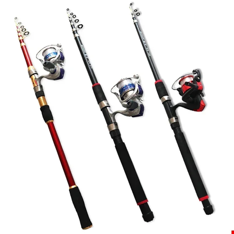 

OEM Fast delivery 1.8m-3.6m Telescopic lure sea rod with reel Fishing Accessories hook float Combo set For salt fresh water